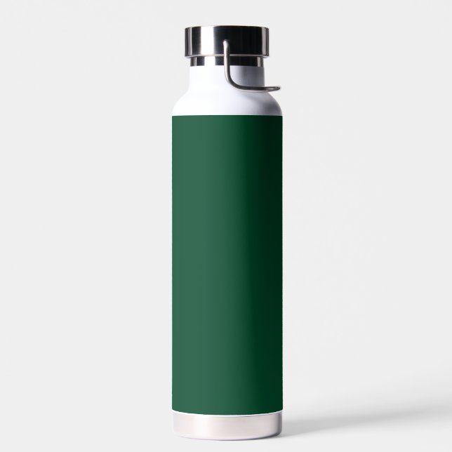 British racing green  (solid colour)  water bottle (Left)