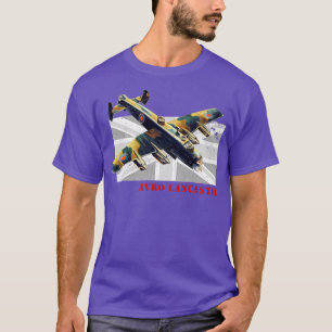 British RAF Avro Lancaster Bomber WW2 Aircraft T-Shirt