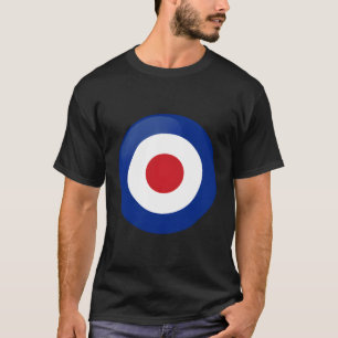 British Raf Mod Bullseye Symbol Roundel Target T-Shirt