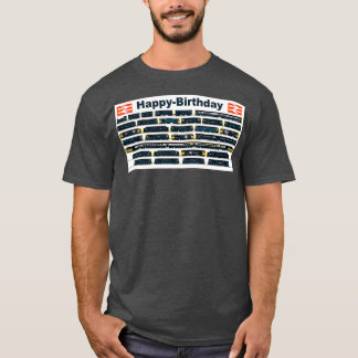 BRITISH RAIL BLUE LOCOMOTIVES BIRTHDAY CARD T-Shirt