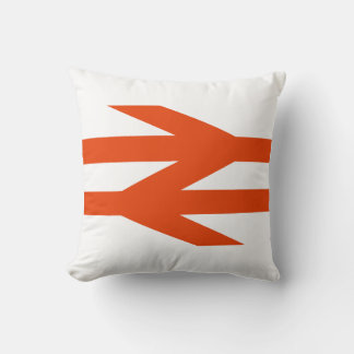 British Rail Double Arrow Logo Cushion
