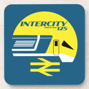 British Rail Intercity Classic Train Enthusiast Coaster