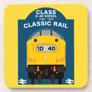 British Rail Train Enthusiast Coaster