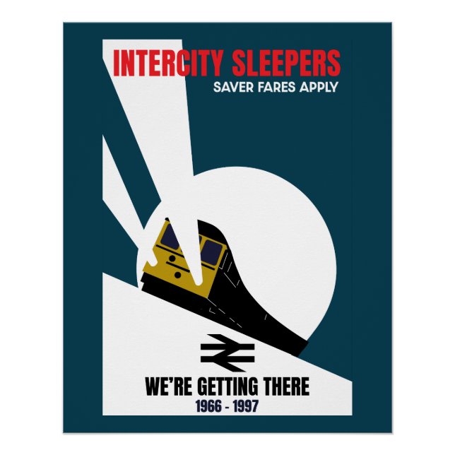 British Rail Train Enthusiast Poster (Front)