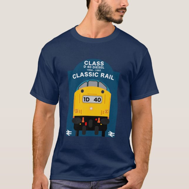 British Rail Train Enthusiast T-Shirt (Front)