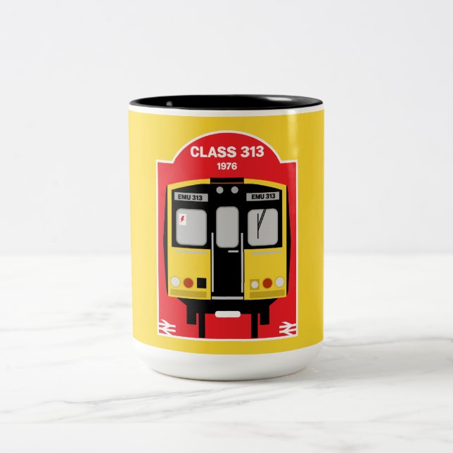 British Rail Train Geeks Two-Tone Coffee Mug (Center)