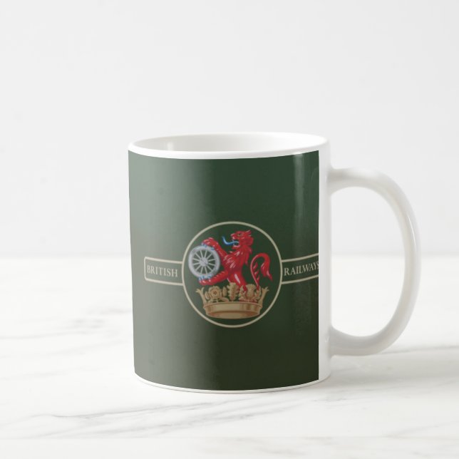 British Railways "Ferret and Dartboard" Crest Coffee Mug (Right)