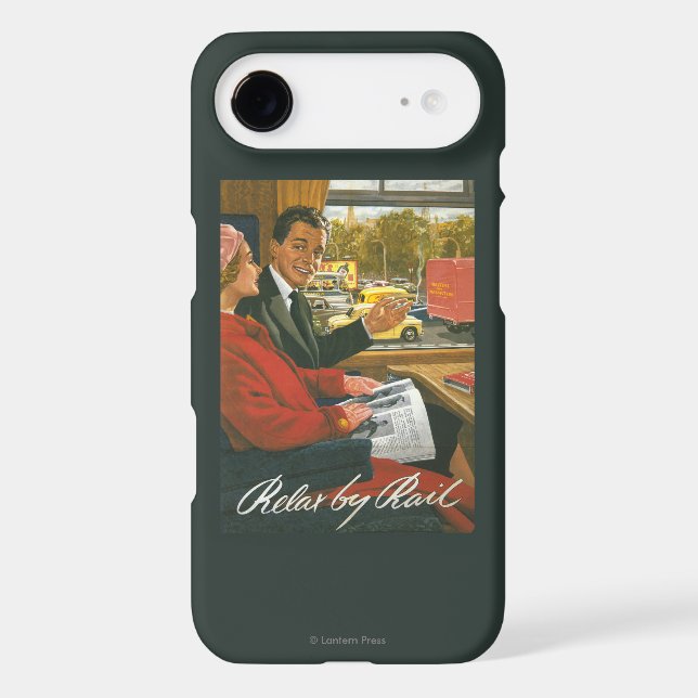 British Railways Relax by Rail Poster Case-Mate iPhone Case (Back)