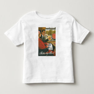 British Railways Relax by Rail Poster Toddler T-Shirt