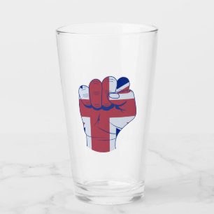 British Raised Fist Glass