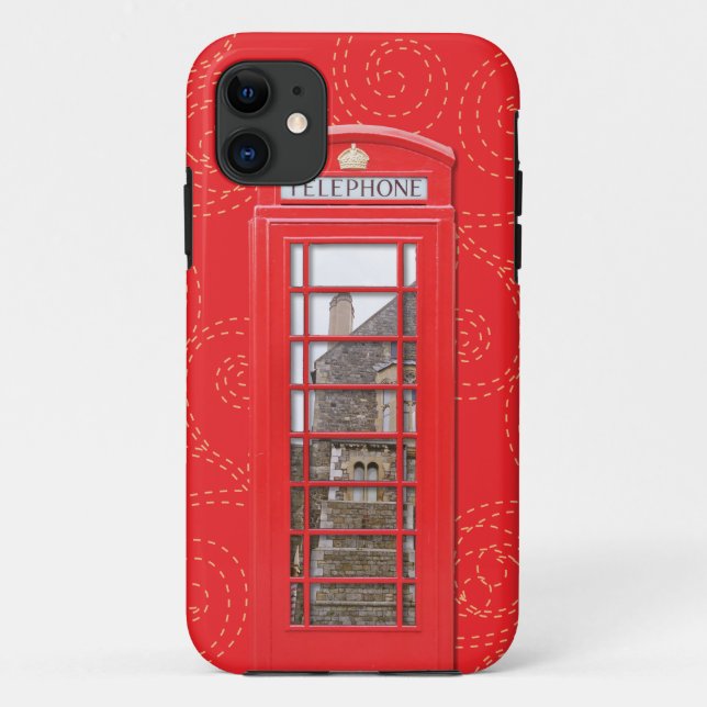 British Red Phone Box iPhone Galaxy Razr  Case (Back)