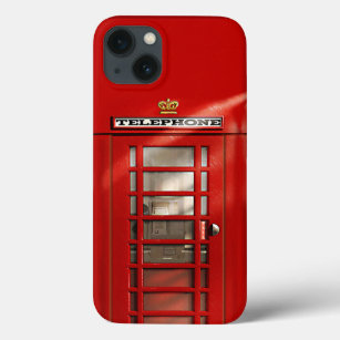 British Red Telephone Booth iPhone 13 Case