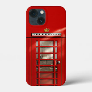 British Red Telephone Booth iPhone 13 Mini Case