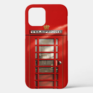 British Red Telephone Booth iPhone 12 Case