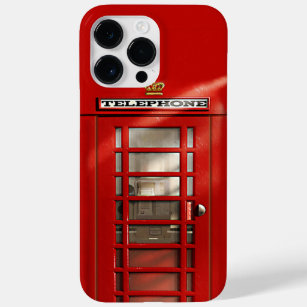 British Red Telephone Booth Case-Mate iPhone 14 Pro Max Case