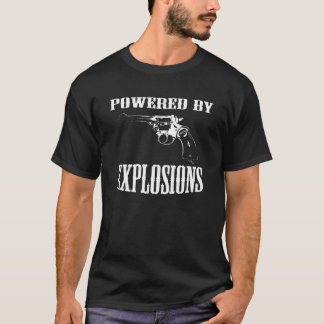 British Revolver Powered By Explosions T-Shirt
