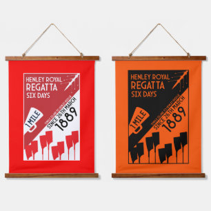 British River Thames Regatta Hanging Tapestry