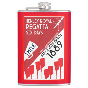 British River Thames Regatta Hip Flask