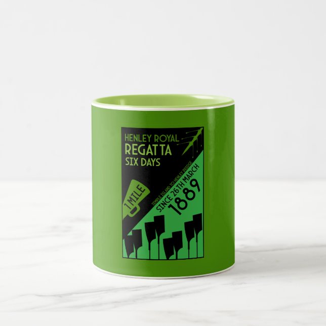 British River Thames Regatta Two-Tone Coffee Mug (Center)