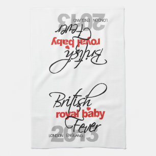 British Royal Baby Fever - Prince George Tea Towel