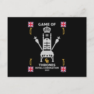 British Royal Coronation King Charles III     Postcard