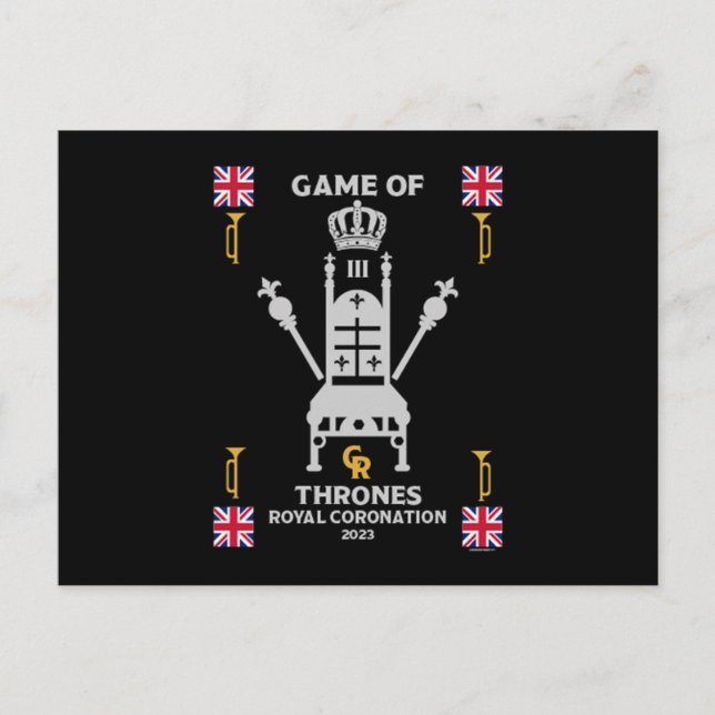 British Royal Coronation King Charles III     Postcard (Front)