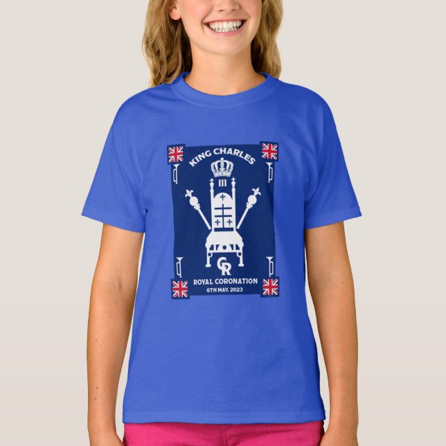 British Royal Coronation King Charles III     T-Sh T-Shirt (Front)