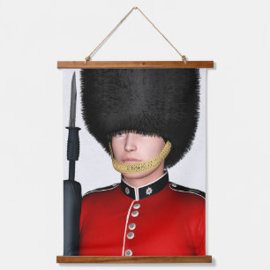 British Royal Guard Soldier London Art Hanging Tapestry