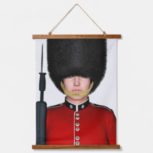 British Royal Guard Soldier London Art Hanging Tapestry