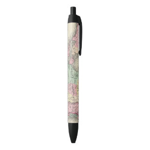 British, Russian & Danish Possessions Black Ink Pen