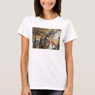 British Sailors Boarding a Man of War, engraved by T-Shirt