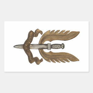 British SAS Rectangular Sticker
