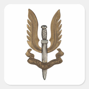 British SAS Square Sticker