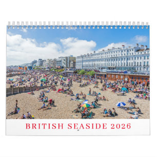 British seaside 2026 calendar