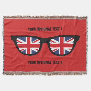 British Shades custom throw blanket