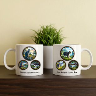 British Shorthair Cat 6-Image Coffee Mug Design