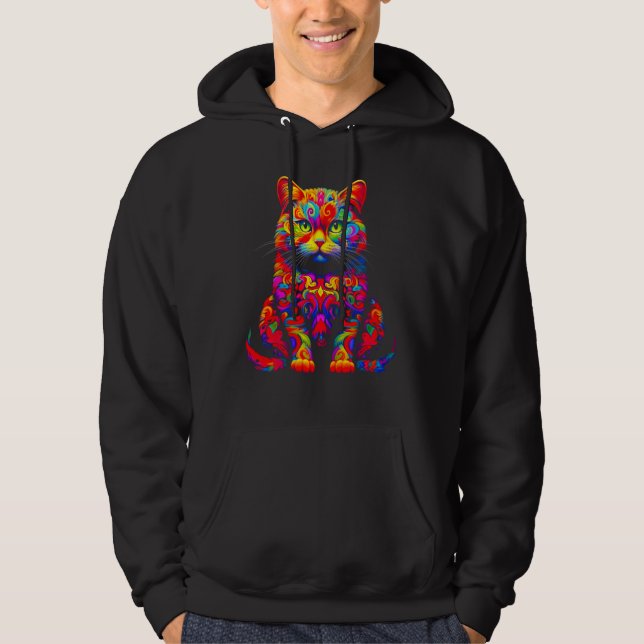 British Shorthair Cat Design Hoodie (Front)