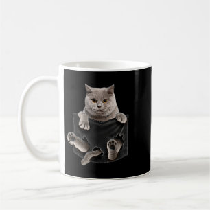 British Shorthair Cat In Poc Coffee Mug