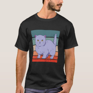 British Shorthair cat lover pet owner feline frien T-Shirt