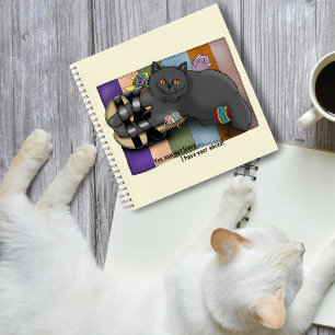 British Shorthair Cat Sandals Beach Ready Funny Notebook