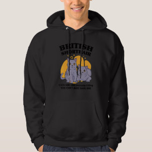 British Shorthair Cats Are Like Potatoe Chips Cat Hoodie