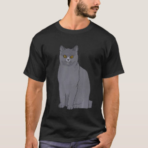 British Shorthair Cute Cat Kitten Meow Lover Men W T-Shirt