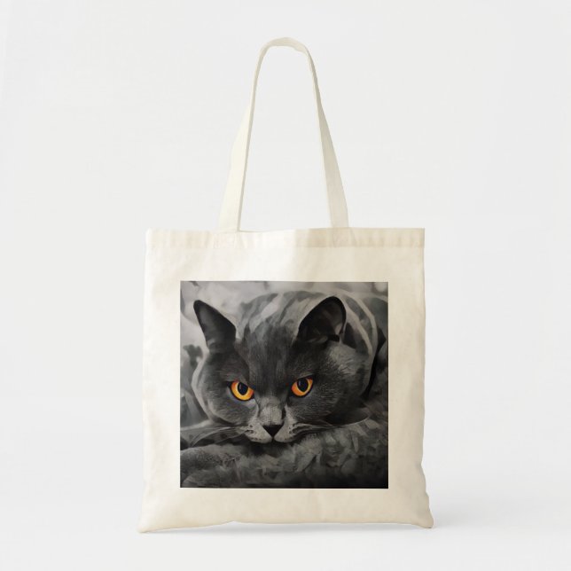 British Shorthair Kitty Tote Bag (Front)