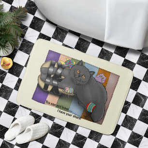 British Shorthair Sandals Funny Cute Bath Mat