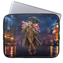 British Skeleton London Rain Tea Union Jack Big Be
