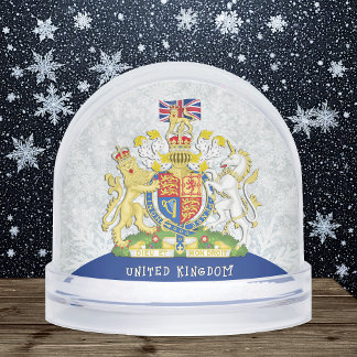 British Snow Globe, United Kingdom / British Flag Snowglobe