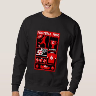 British Soccer Football  Sweatshirt