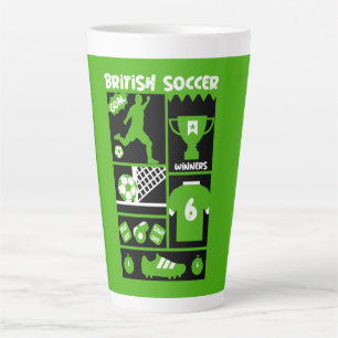 British Soccer  Latte Mug