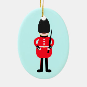British Soldier Ceramic Tree Decoration