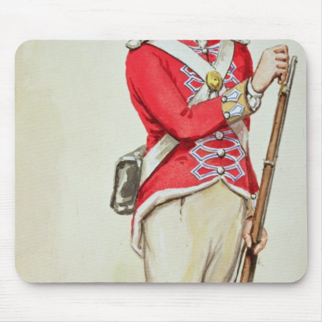 British soldier in Napoleonic times Mouse Pad (Front)